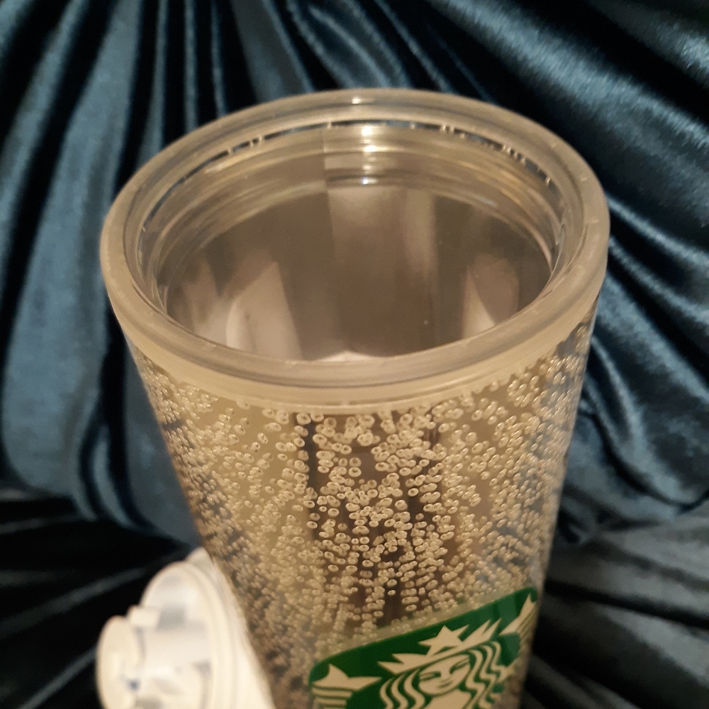 STARBUCKS LTD ED WHITE BUBBLE TUMBLER TWIST LID - Picture 5 of 6